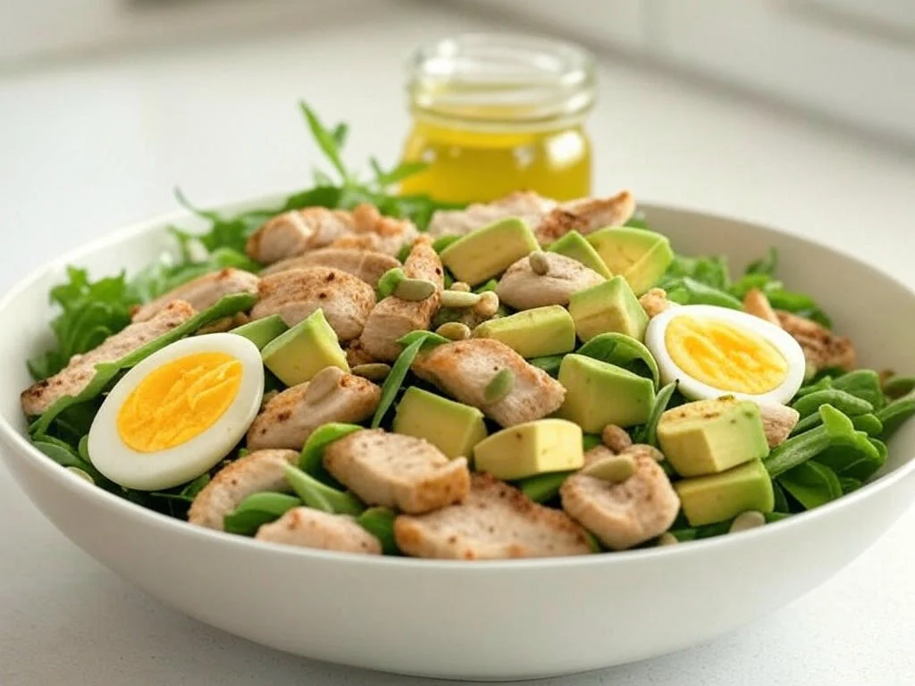 Grilled Chicken Avocado Salad